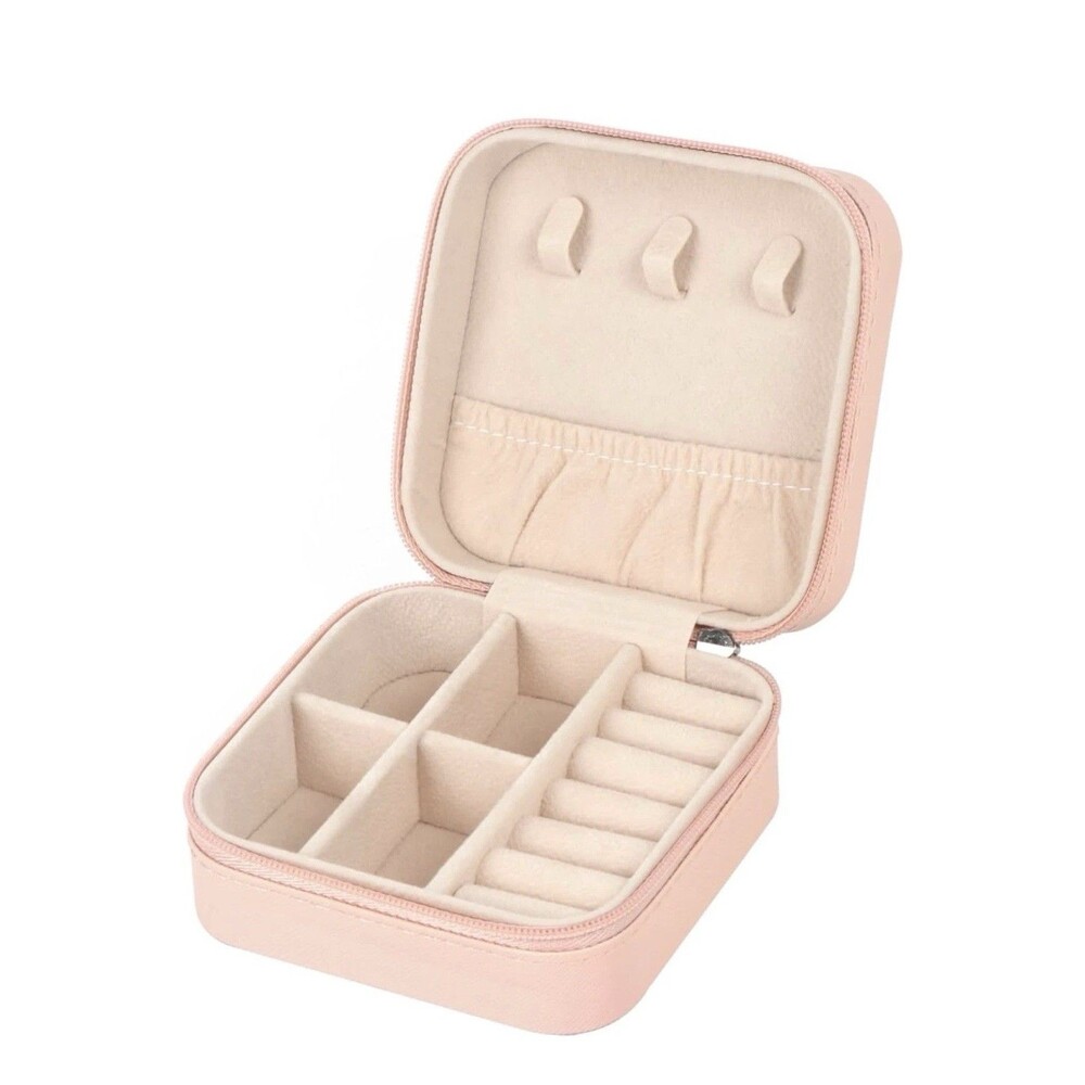 Travel Jewelry Case Small Jewelry Box Organizer Storage Portable Bridal Gift New
